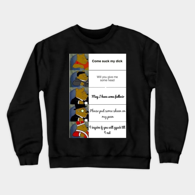 King Shit Crewneck Sweatshirt by Shadow Clothes